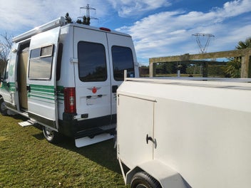 2002,Fiat Ducato built in camper van & trailer