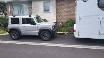 Fiat Ducato 2022 with 2022 Jimny towed vehicle.